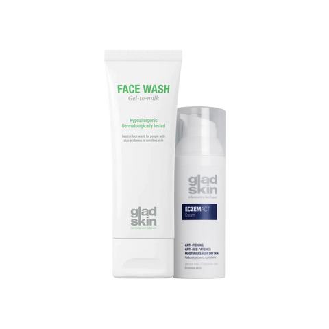 ECZEMACT Crème Face Care Set biedt een oplossing voor het beheersen van eczeemsymptomen