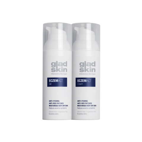 ECZEMACT Dual Set, voor overdag en 's nachts, zorgt voor een hoge prestatie bij het verminderen van eczeemsymptomen