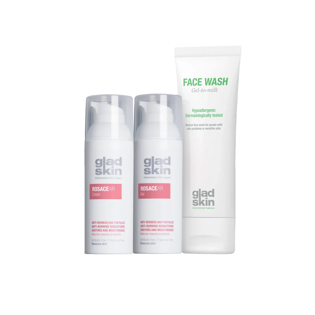 ROSACEAR Care Set, huidverzorgingsset voor de couperosegevoelige huid die de specifieke behoeften van de couperosegevoelige huid aanpakt