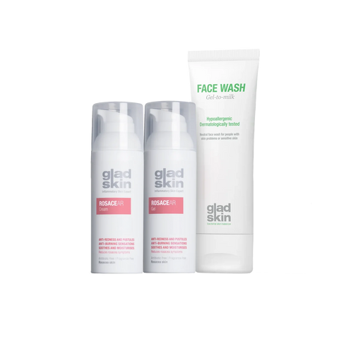 ROSACEAR Care Set, huidverzorgingsset voor de couperosegevoelige huid die de specifieke behoeften van de couperosegevoelige huid aanpakt