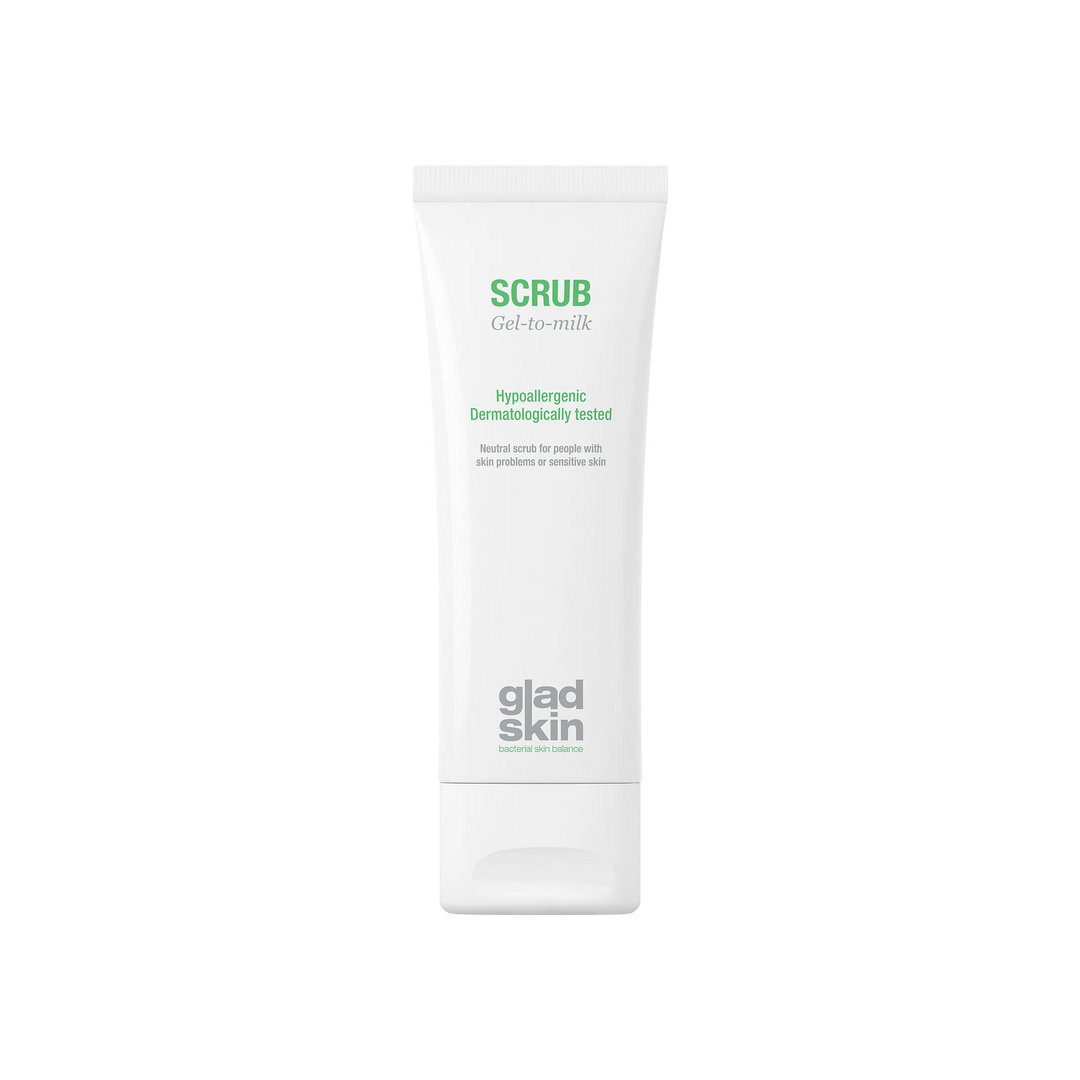 Milde gezichtsscrub voor de gevoelige huid