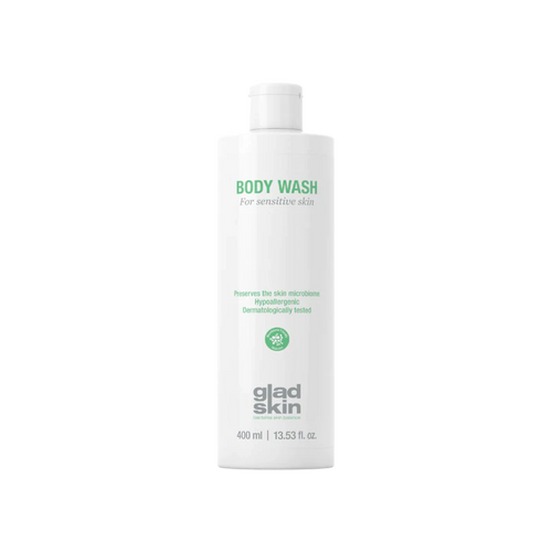 Gladskin Body Wash - een 100% zeepvrije was emulsie speciaal ontwikkeld voor de gevoelige huid.